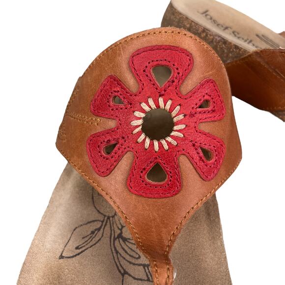 Josef Seibel Natayla Thong Sandals 42 Flip Flops - Picture 7 of 10